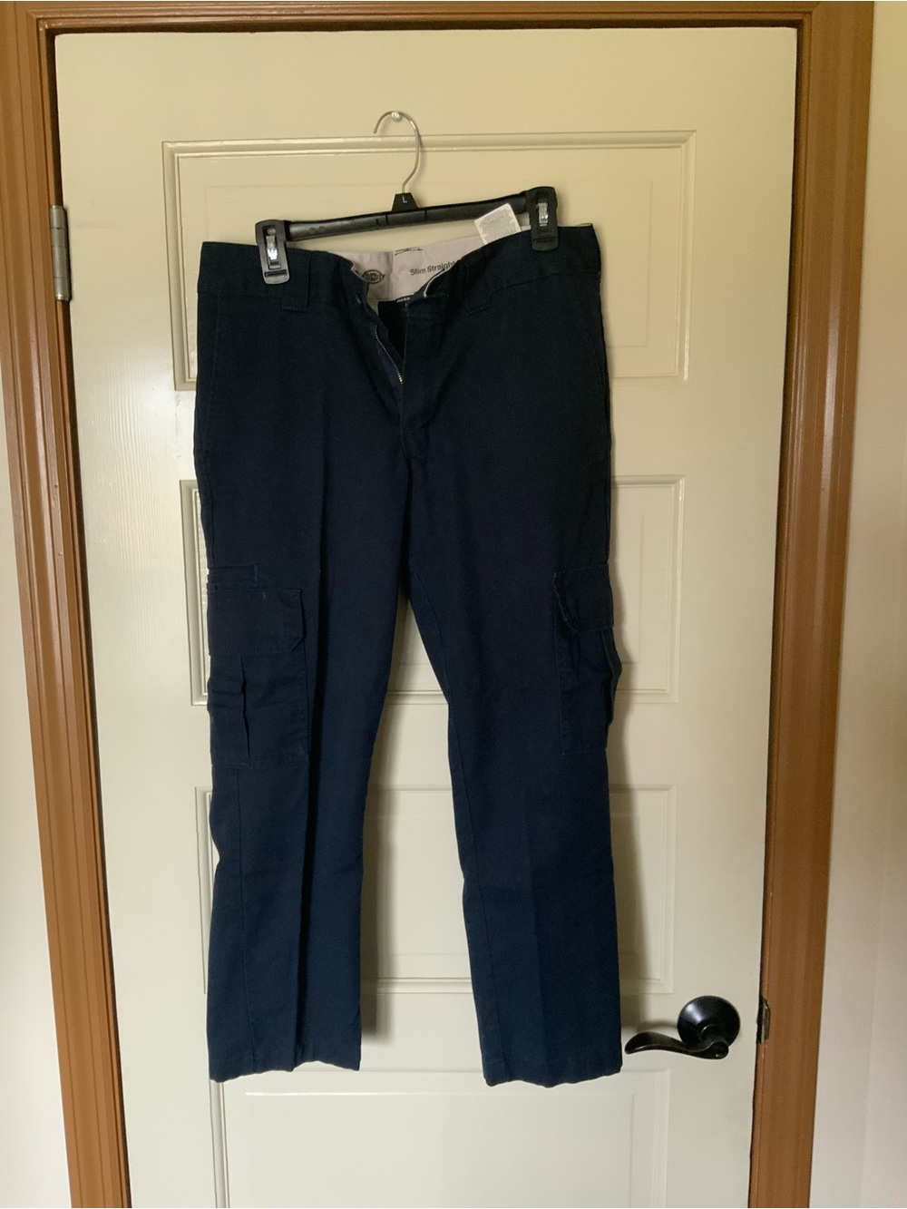 Dickies Navy Blue Cargo Pants - Straight Leg Workwear